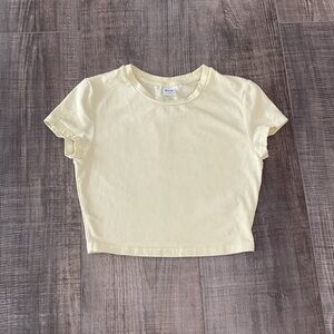 Light Yellow TNA T-Shirt